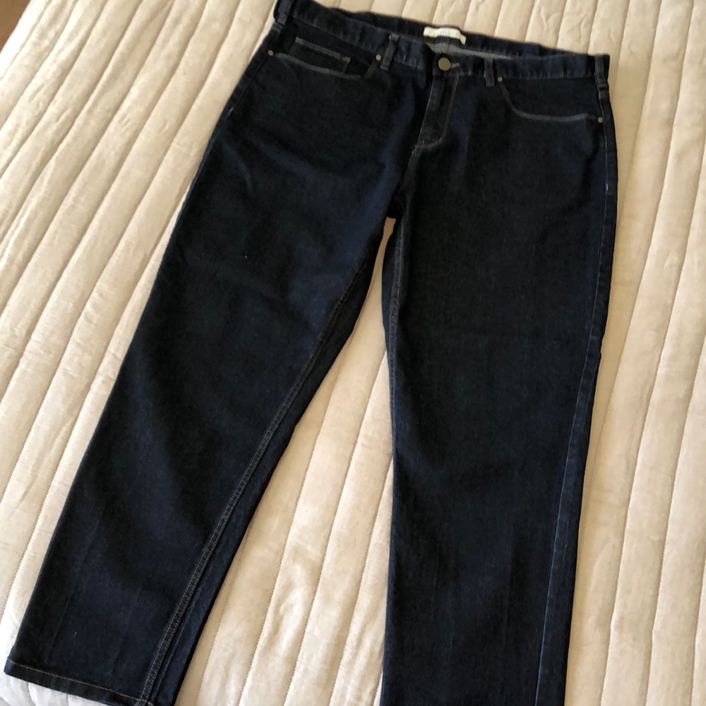 Perry Ellis straight fit jeans, stretch size 40, dark blue wash